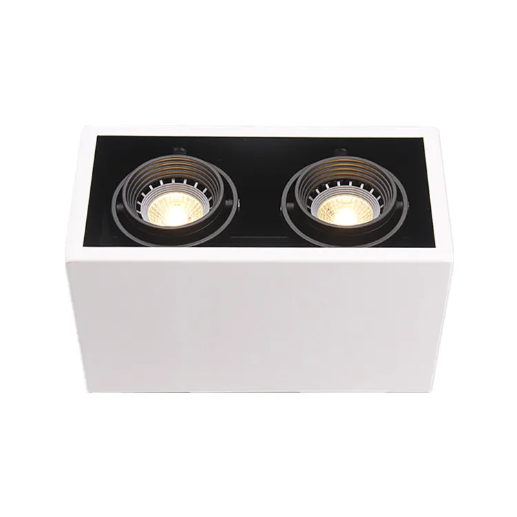 Commercial Square Downlight 12W Cob Led Grille Down Lighting