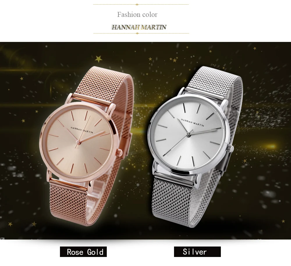 watch minimal slim simple ultra thin high quality private label lady  minimalist watch