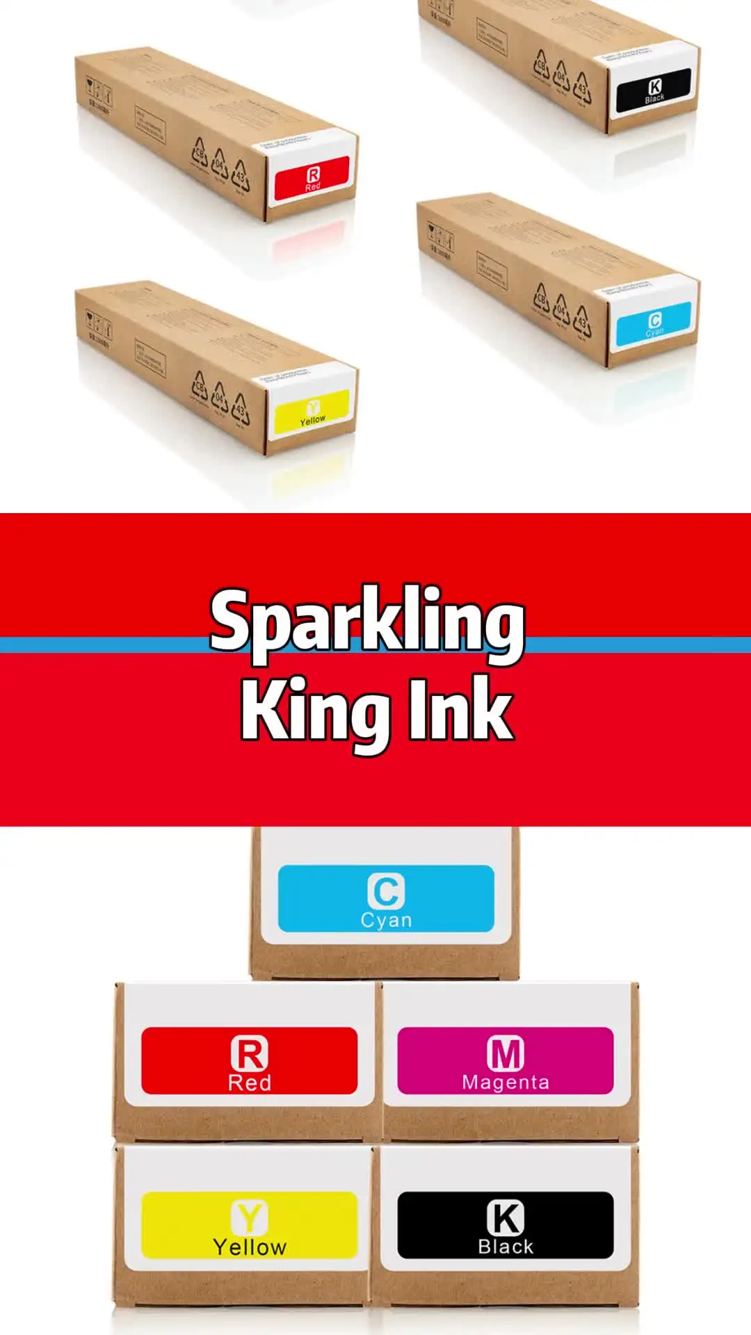 Supercolor 1000ML 4 Colors S-6300G/E-S-6303G/E Cartridges 7050 for