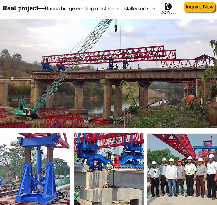 concrete lifting crane bridge girder erection machine