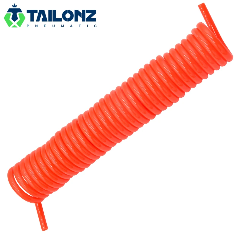 Tubo Flessibile A Molla Alta Pressione 50cm - Per Pompe PCP E Compressori - Acciaio Inox