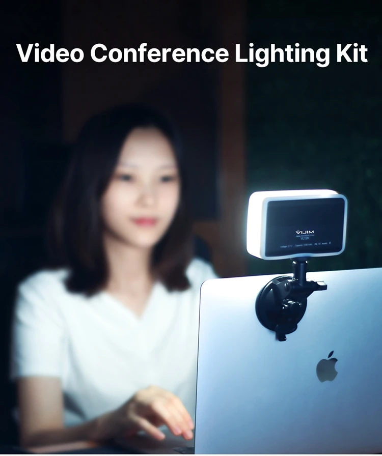 Ulanzi Vijim Video Conference Lighting Kit Vl120 With Tpu Suction Cup