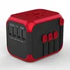 Most Popular 4 USB 5V 3.4A Smart Output Universal Travel Adapter with EU/AUS/UK/US All in One Plug