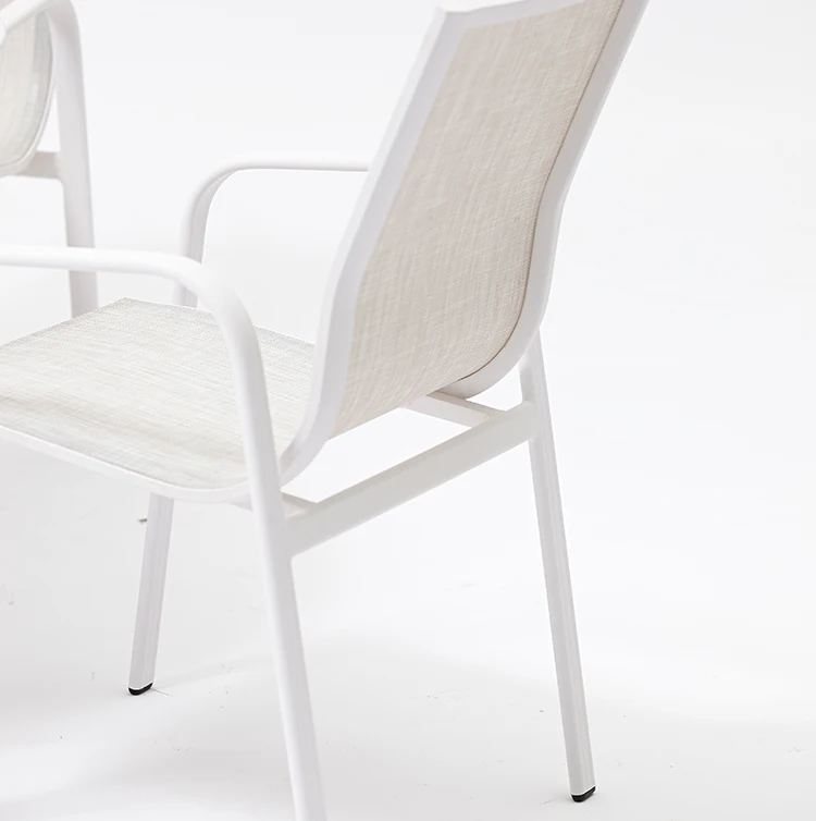 Economical Small Round Outdoor Sectional Sling Chairs Set With Dining table.jpg