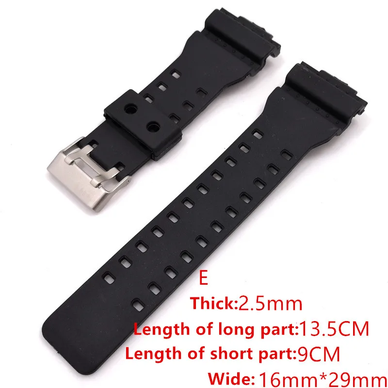 Factory Stock Gshock Series Watch Replacement Rubber Watch Band 18 20 ...