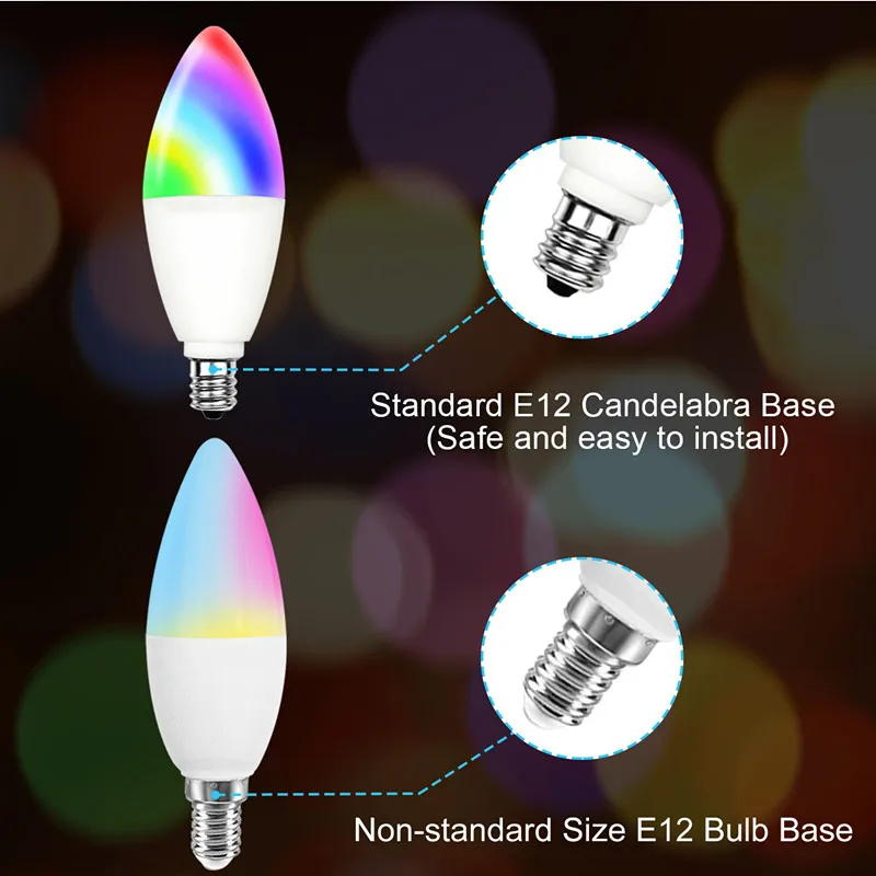 zigbee e27 e14 smart wifi light led bulb - ANKUX.COM