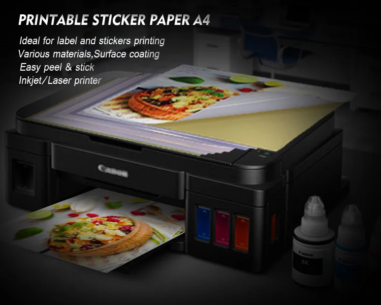 A4 Waterproof Address Label Printable Die Cut Self Adhesive Labels For Inkjet or laser Printer Sticker Paper