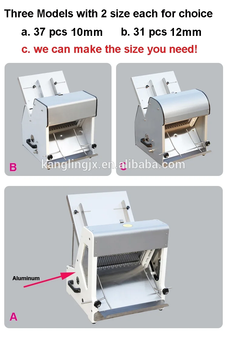 20190509 Toast Bread Dough Slicer Machine Electric Bread Cutting