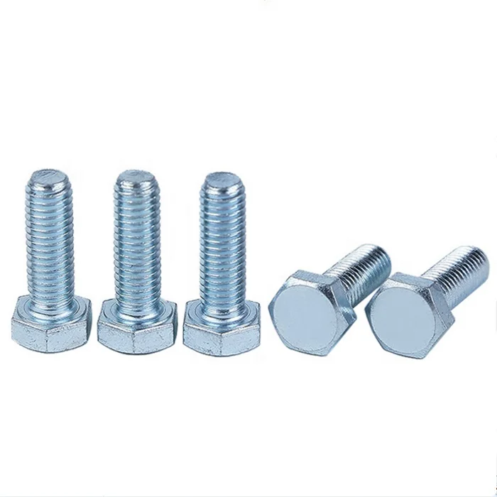 
Stock products Carbon steel HDG zinc plated ANSI 18.2.1 hex head bolt 