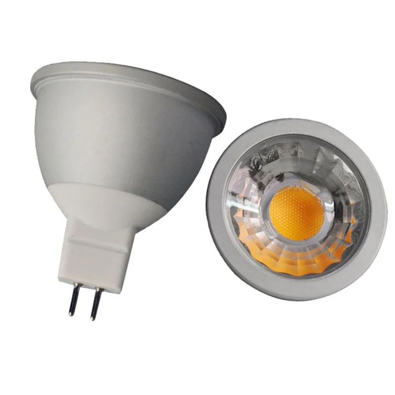 Hot sale led focus light anti-glare 24v  GU10 3w COB aluminum cup light fixture E27 E26 led bulb super bright 5w MR16 spot light