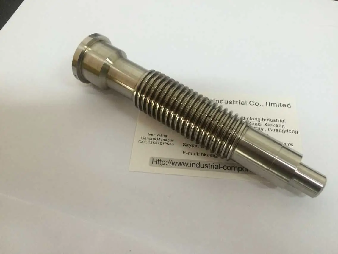 Custom Made Outer Threaded Stainless Steel Circular Saw Shaft Factory