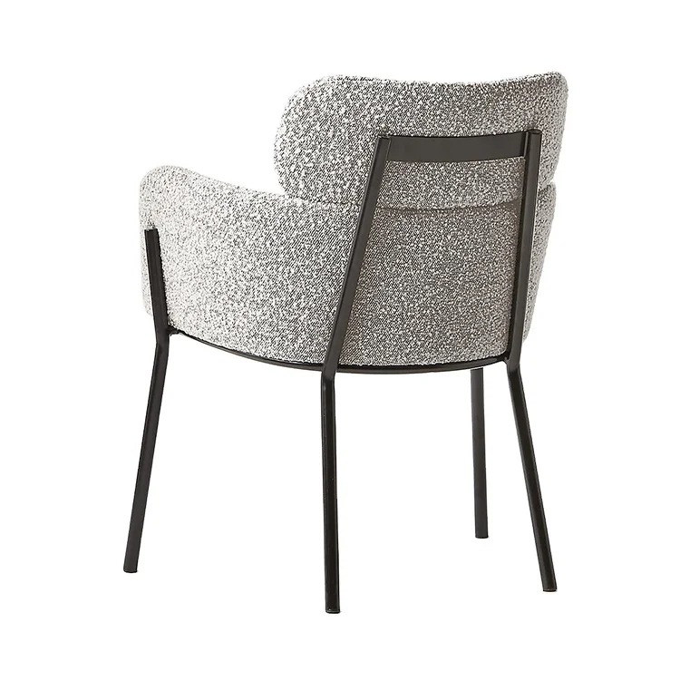 Стул lisette grey dining chair cb2 exclusive