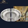 oval design large light weight ceiling dome fire resistant irregular 3D drop ceiling medallion