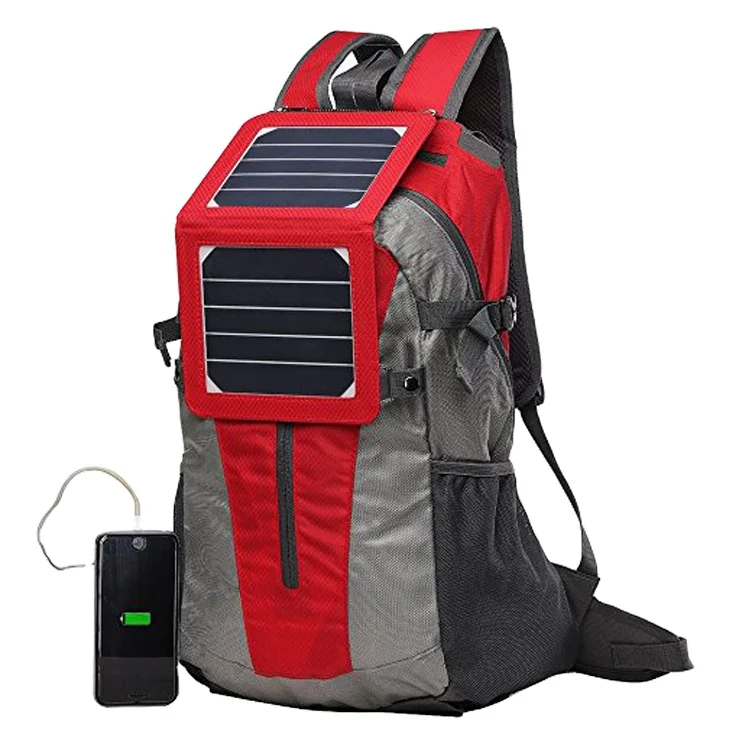 backpack with solar panel charger
