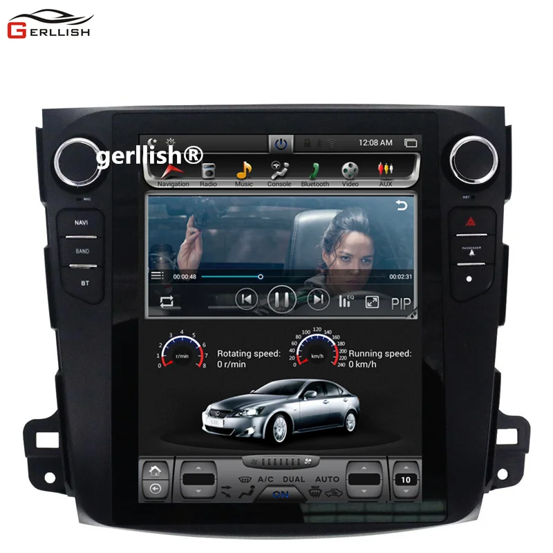 Android 6.0 10.4" Tesla Vertical Touch Screen Car Dvd Gps