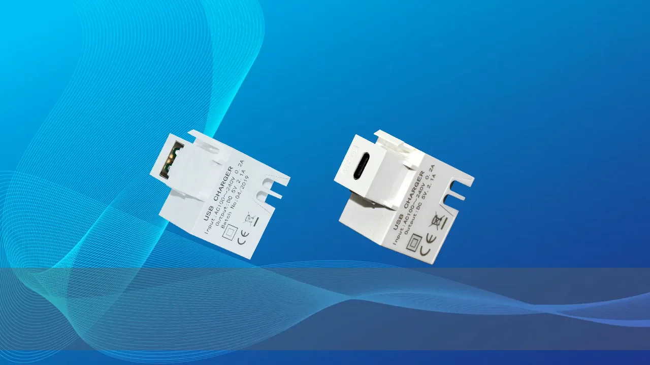 Universal Keystone Usb Power Supply Charger Xjyusb34c5v/2.1a Usb