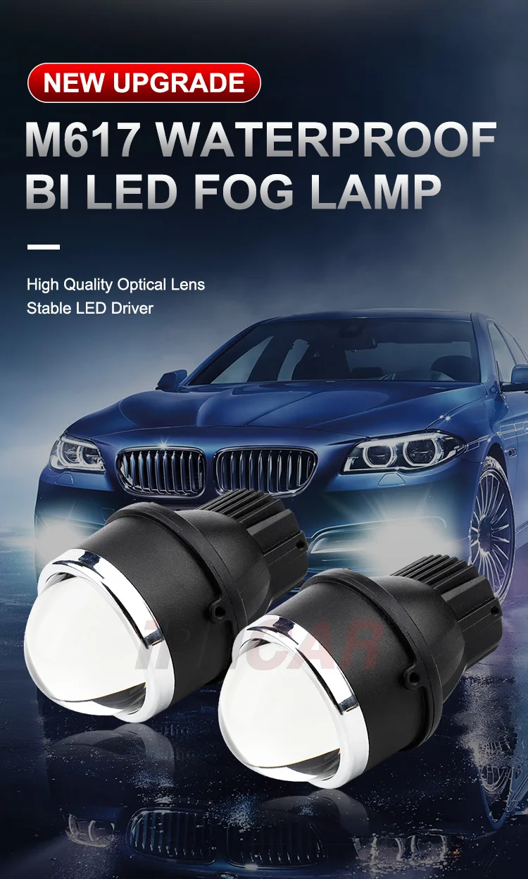 Iphcar New Bi Led Fog Lights 3inch High Low Beam Fog Lamp 3000k 4300k ...