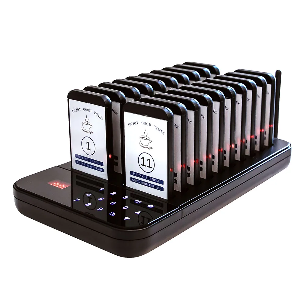 bluetooth vibrating pager Wireless 1000 ft. Loud Flashing Vibrating Doorbell / Paging System main image 0