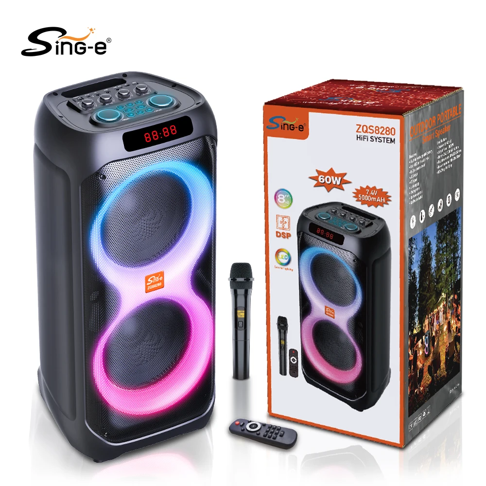 ZQS8280 Stereo Outdoor Wireless Speaker - Professional Karaoke