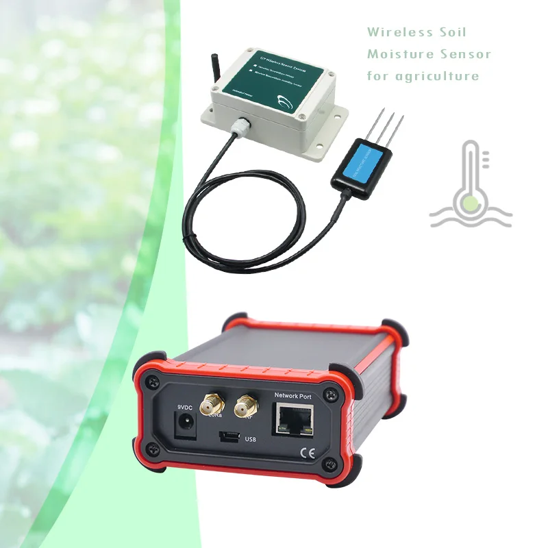 Industrial CE 4 20ma wireless Output Plant Soil Temperature EC Humidity Soil Moisture Sensor For Greenhouse