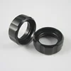 Custom precision CNC machining aluminium black anodizing CCD Cameras lens adaptor ring