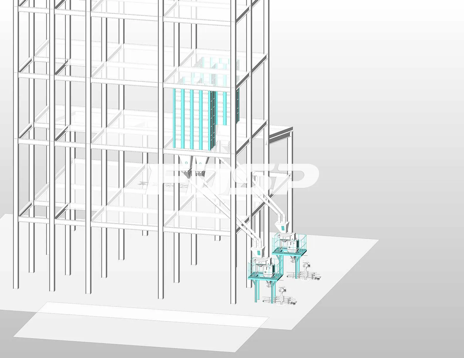 SZLH420 Series 8-15 t/h ruminants feed pellet production line