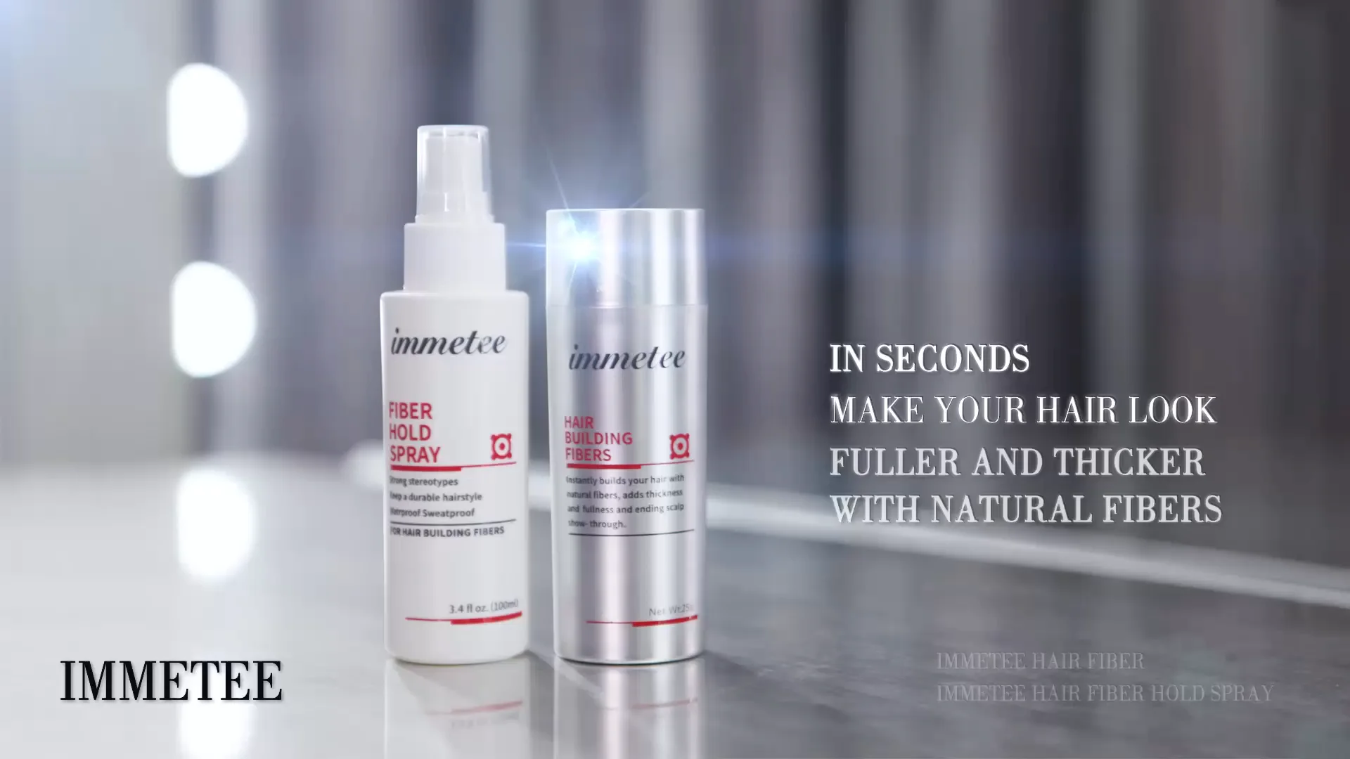 Customized Log Cotton Hair Building Fiber Applicator Keratin Fiber Wig