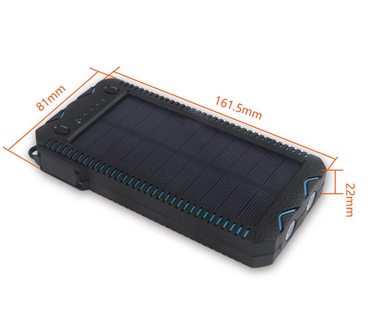 Cigarette Lighter Waterproof 10000mAh Solar Power Bank - ANKUX.COM