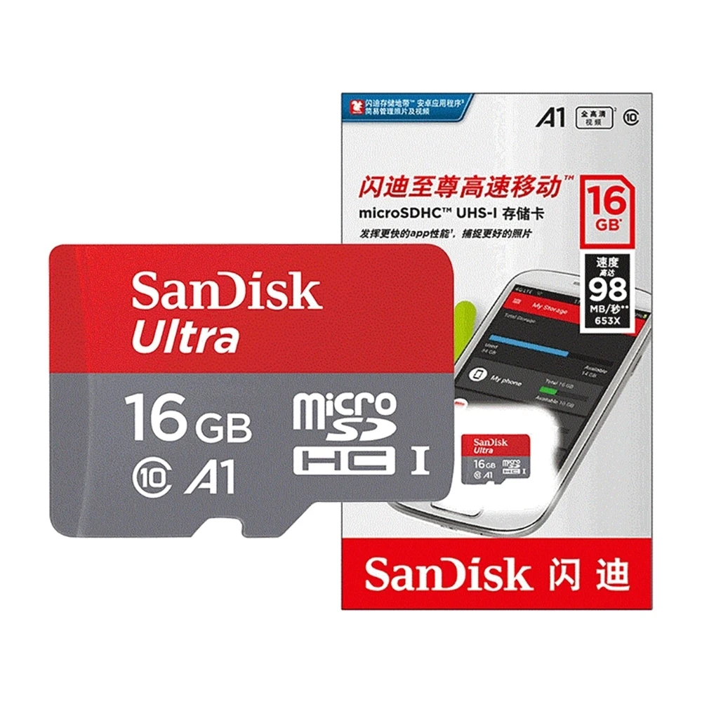 Wholesale Price Sandisk Ultra A1 16gb 32gb 64gb 128gb 256gb Tf Memory Sd Card 100mb S For 4k Video Camera Micro Sd Card Buy Sandisk Tf Card Tf Card Memory Sd Card Product On