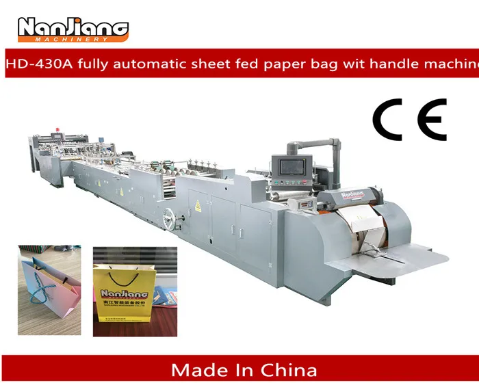Hd430a Fully Automatic Sheet Fed Luxury Bags Making Machine Buy