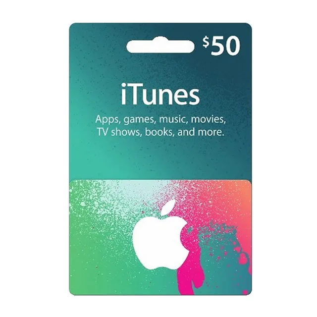 Apple Store iTunes Store Card $10/15/25/50/100 USD Substitute Recharge Card 