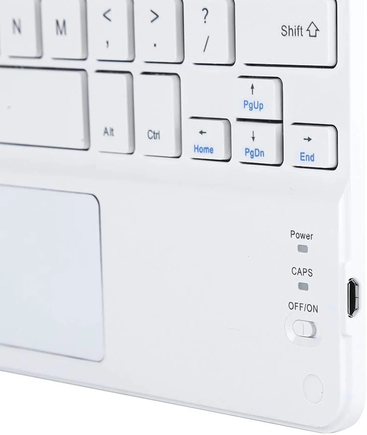 Ultrathin 4mm Wireless Bluetooth Keyboard With Builtin Multitouch