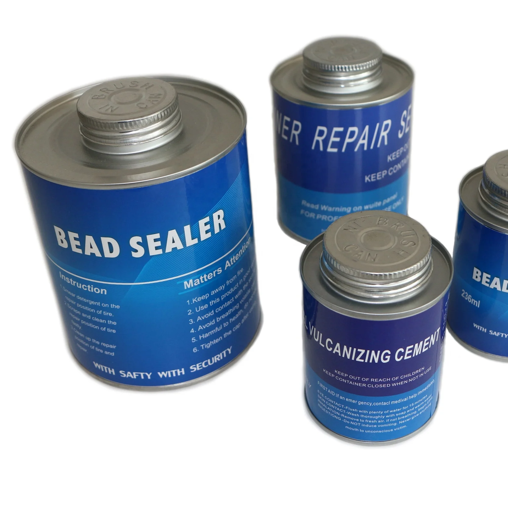 250ml 450ml 946ml Bead Sealer Inner Liner Repair Sealant Self