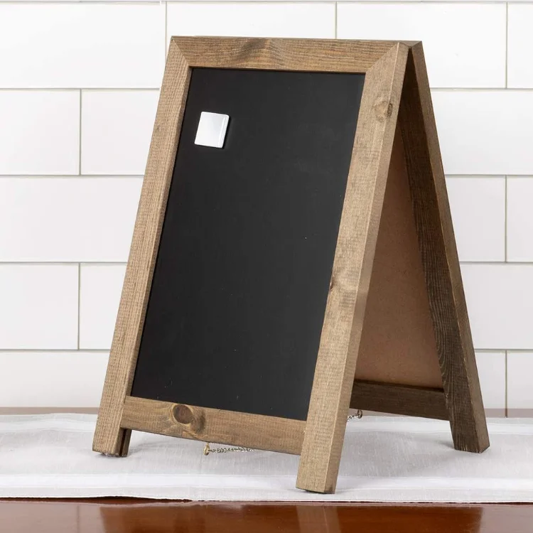 传统风格环保天然谷物实木框架磁性黑板 - buy 批发定制logo个性时尚