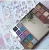 OEM Orders pressed powder cardboard black organic vagen 20 colour eyeshadow