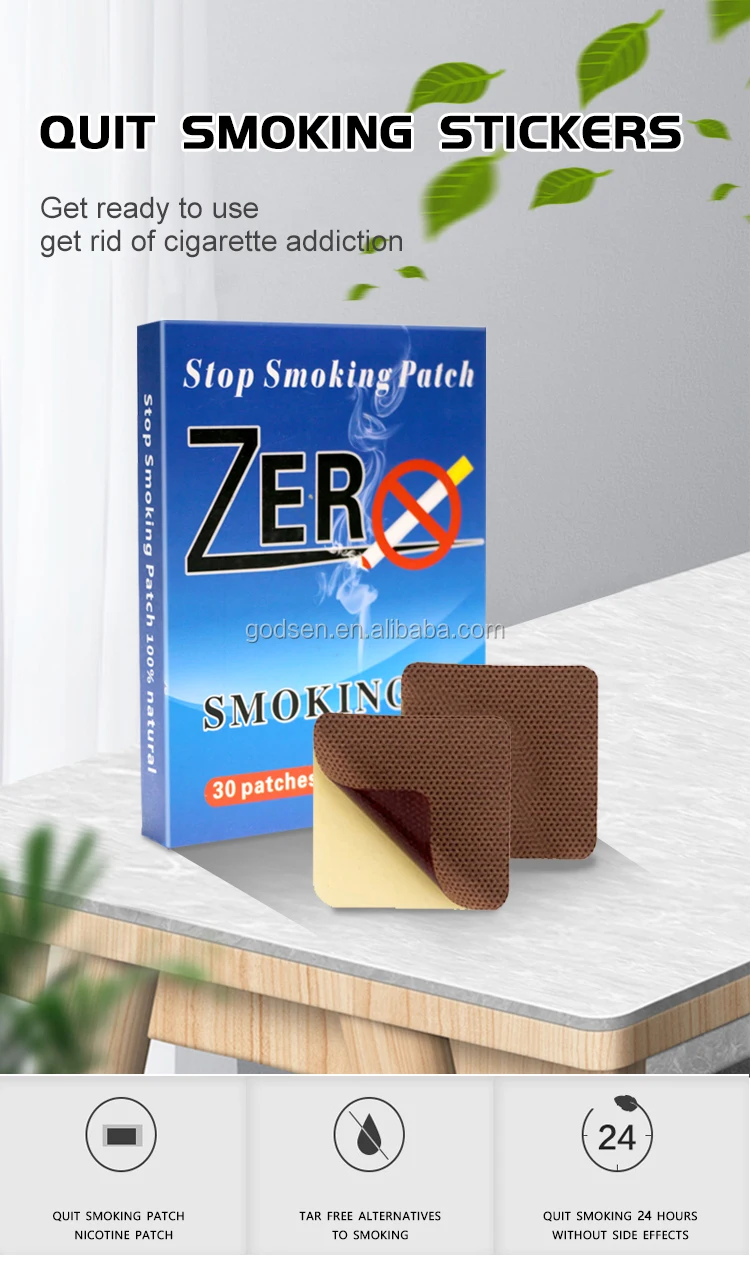 Anti-smoke Patch Stop Smoking 100% Natural Ingredient Quit Smoke 50 PatchesY xj