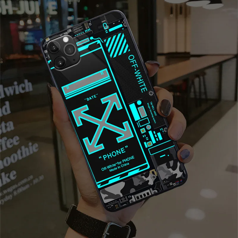 Luxury Led Flash Light Up Call Luminous Phone Bags & Case