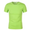 wholesale100%cotton round neck unisex t shirt plain with custom logo printing for promotion