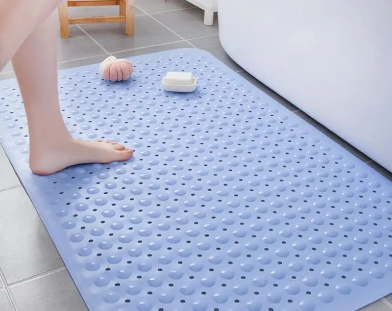 1pc Non-slip Bathtub Mat, Soft Rubber Bathroom Bath Mat With Strong Suction  Cups