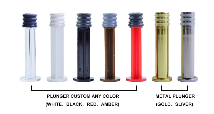 plunger custom color or custom metal plunger