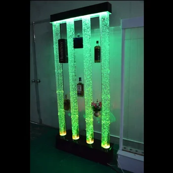 Led Lighting Water Bubble Tube Cube Wall Shelf - Buy Cube ...