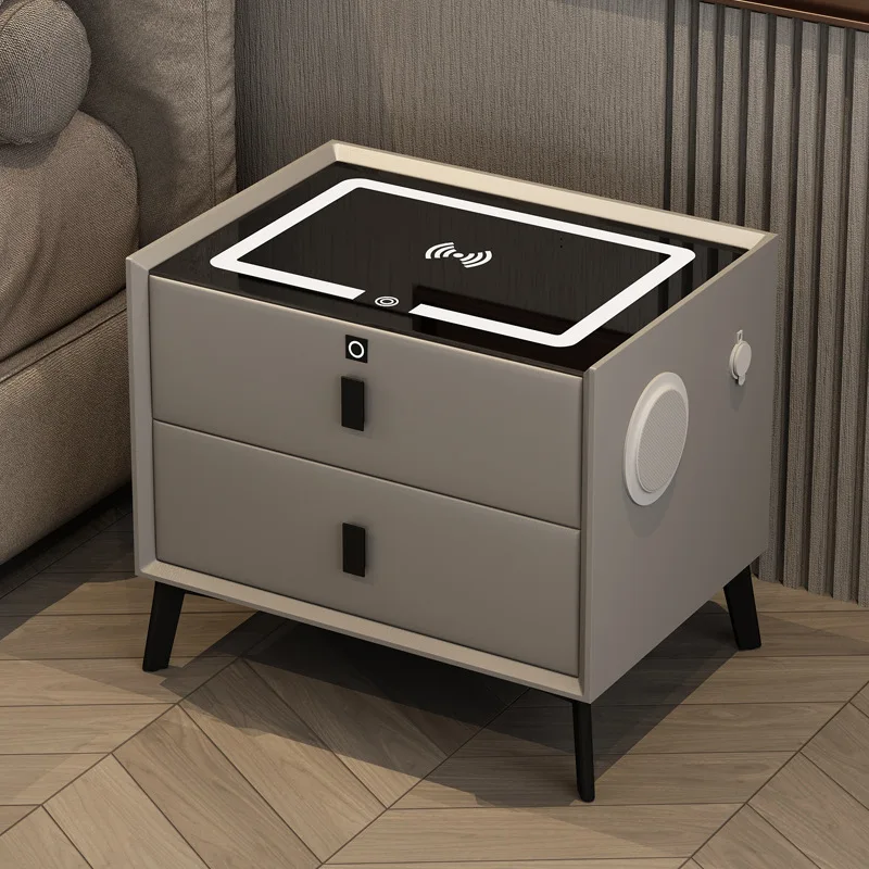 Intelligent Bedside Table Modern Simple Multifunction Bedside Table