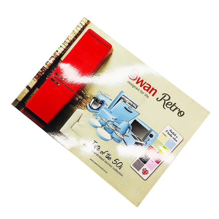 
custom full color printing softcover catalogue book printing 