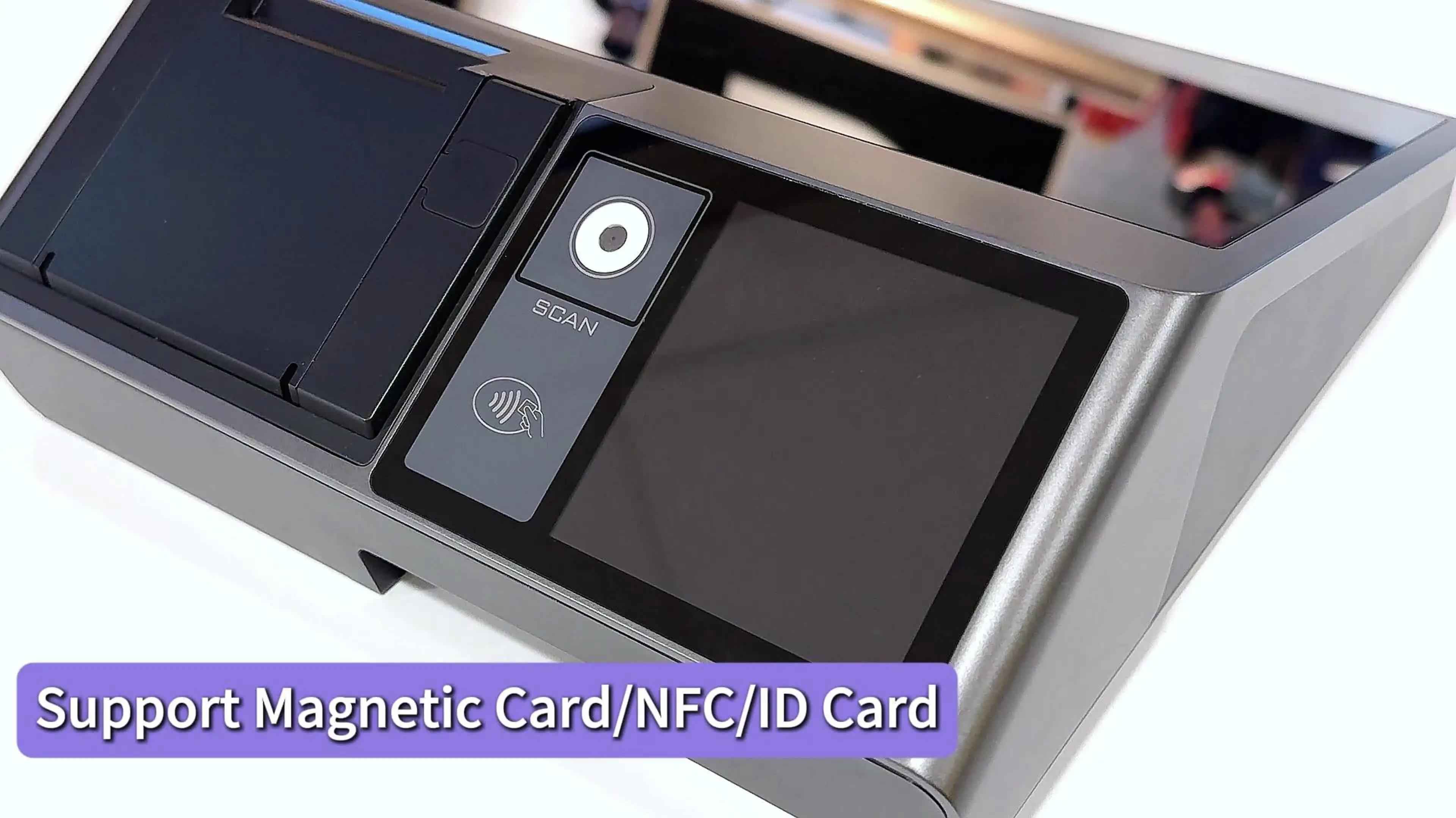 ZCS Industrial Grade 80mm POS Terminal Android 10.1 Inch Outdoor