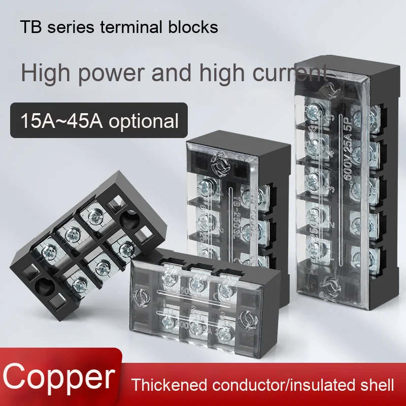 Tb Distribution Module TB 3-12 Position Power Terminal Block Wire Connector Fast High Current ...