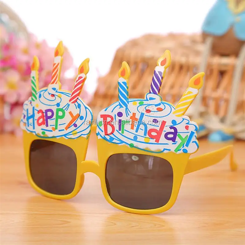 Happy Birthday Glasses Funny Novelty Eyeglasses Candle Sunglasses Party