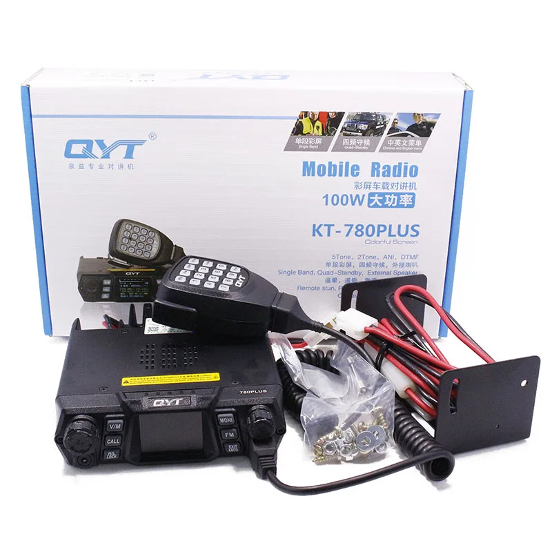 QYT Walkie Talkie  VHF High Power 100W QYT KT-780 PLUS Base Station Radios Mobile Radio Transceiver