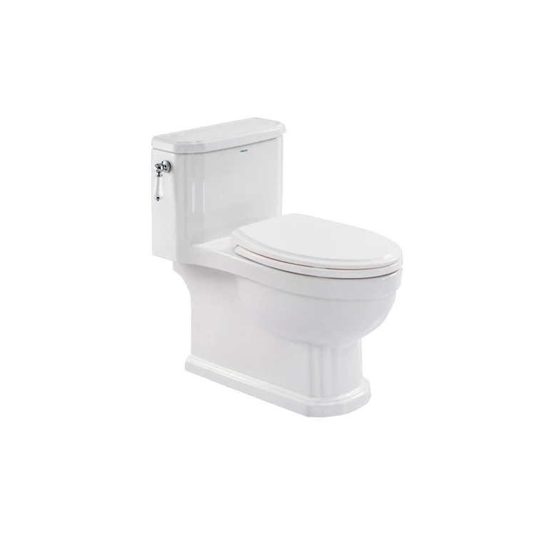 Ceramic One Piece Toilet With Dual Flush