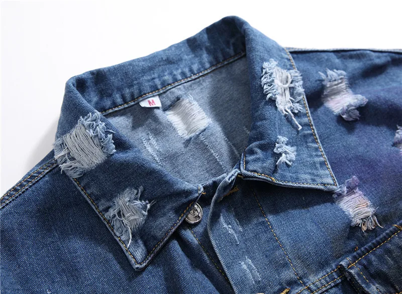OEM Factory Wholesale High Quality Fashion Style Jean Jacket Designer Funky Denim Jacket