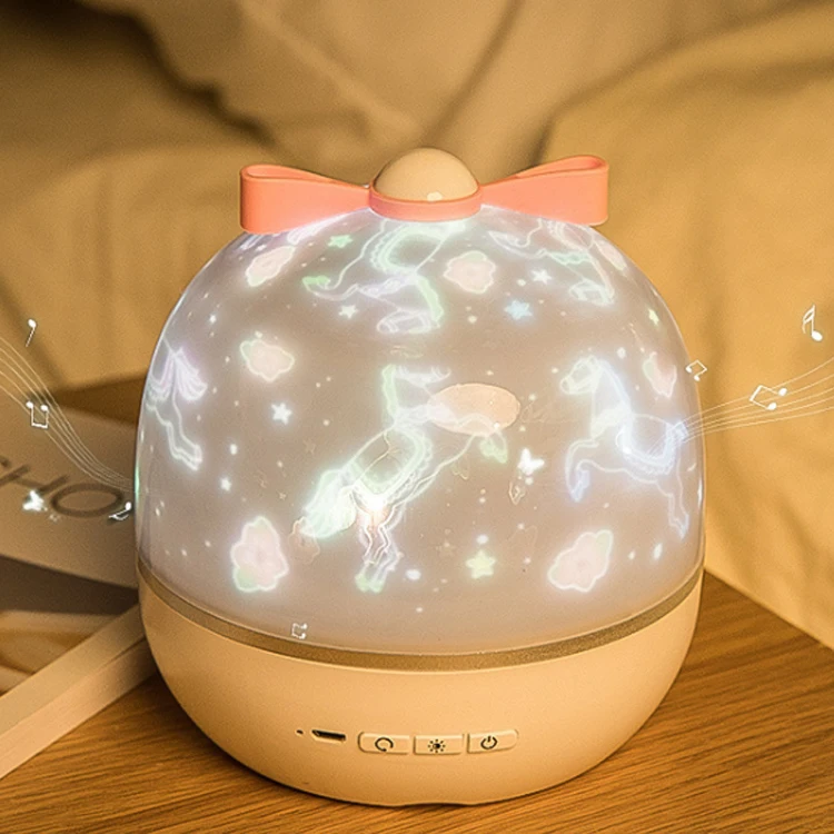 2020 New Designed Usb Night Light For Kids Star Projector Night Light Bedroom Baby 3D Night Light Projector